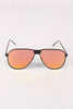Fresh Mirrored Lens Aviator Sunglasses