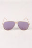 Fresh Mirrored Lens Aviator Sunglasses