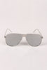 Fresh Mirrored Lens Aviator Sunglasses