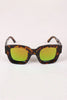 Mirrored Lens Wayfarer Sunglasses