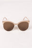 Tinted Round Clubmaster Sunglasses