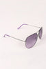 Wire Frame Gradient Aviator Sunglasses