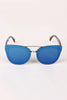 Rimless Mirrored Butterfly Sunglasses