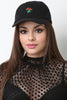 Rose Embroidered Baseball Cap