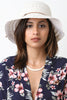 Crochet Eyelet Cloche Sun Hat