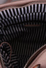 Vegan Leather Zipper Embellishment Bag