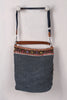 Colorful Embroidery Floral Patch Denim Bag