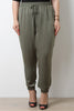 Satin High Waisted Jogger Pants