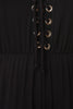 Lace-Up Sleeveless Jersey Knit Jumpsuit