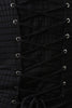 Textured Corset Back Midi Dress