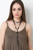 Faux Stone Choker Necklace Set