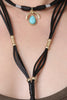 Faux Stone Choker Necklace Set