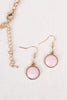 Five Jewel Floral Necklace