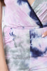 Tie Dye Surplice Sleeveless Jumpsuit