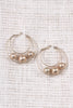 Double Hoop Pearl Earrings