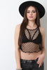 Netted Chambary Contrast Tank Top