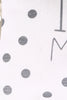 I Need Mascara Polka Dot Canvas Clutch