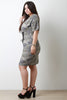 Camouflage Corset T-Shirt Dress