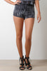 Mid Rise Distressed Holes Shorts