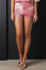 Mid Rise Distressed Holes Shorts