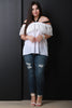 Tiered Floral Crochet Strappy Chiffon Top