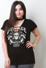 Vintage Skull Caged Yoke Tee