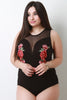 Floral Embroider Bodysuit