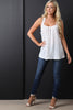 Satin Crochet Racerback Top