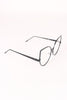 Oversized Clear Lense Cat Eye Glasses