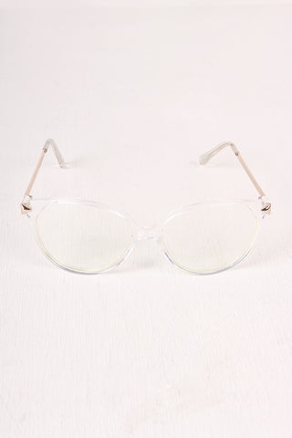 Classic Clear Lens Round Glasses