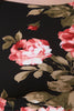 Boat Neck Floral Crop Top