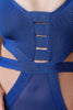 Bandage Caged Knit One Piece Monokini