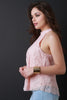 Sleeveless Floral Lace Top