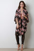 Floral Side Vent Longline Kimono