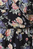 Floral Ruffle Surplice Maxi Dress