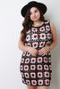 Loose Crochet Knit Sleeveless Mini Dress