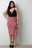 V-Neck Strap Accent Sleeveless Bodysuit