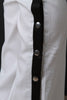 High Waisted Stripe Button-Up Pants